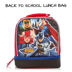 JUSTICE LEAGUE CHILDREN’S LUNCH BAG